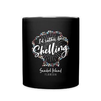 Collecte de coquillages sur la plage Collecteurs de coquillages - Mug uni - noir - Devant