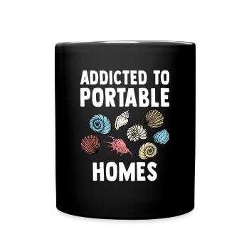 Collecte de coquillages sur la plage Collecteurs de coquillages - Mug uni - noir - Devant