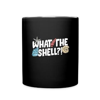 Collecting shells - Full Colour Mug - black - Front