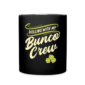 Rouler avec mon équipe Bunco - Mug uni - noir - Devant