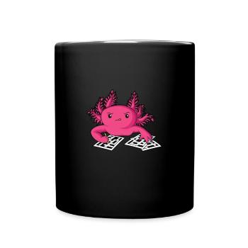 Résoudre des mots croisés - Mug uni - noir - Devant