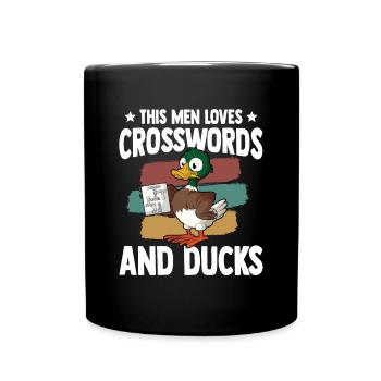 Résolvez des mots croisés - Mug uni - noir - Devant