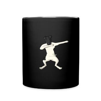 Smoothhair Fox Terrier Dog - Full Colour Mug - black - Front