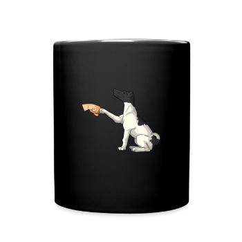 Smoothhair Fox Terrier Dog - Full Colour Mug - black - Front