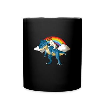 Smoothhair Fox Terrier Dog - Full Colour Mug - black - Front