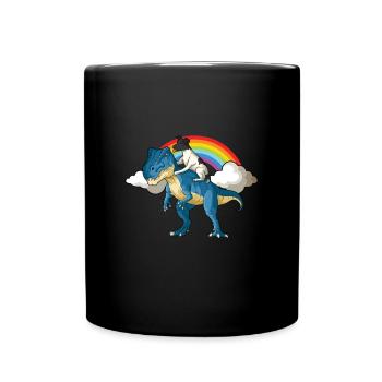 Smoothhair Fox Terrier Dog - Full Colour Mug - black - Front
