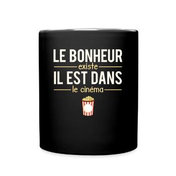 Le Bonheur Existe il Est Dans Le Cinéma Cinéphile - Mug uni - noir - Devant