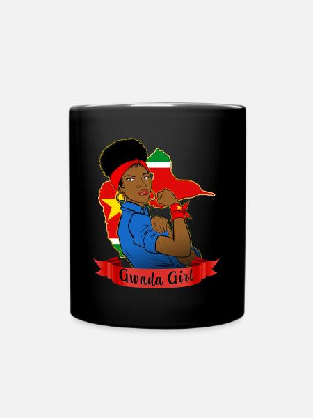 Femme Guadeloupéenne Gwada Girl - Mug uni - noir