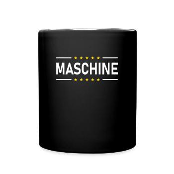 MASCHINE - Tasse einfarbig - Schwarz - Vorne