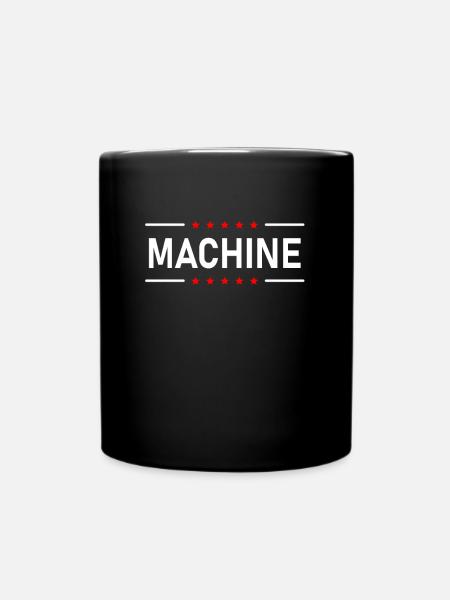 MACHINE - Tasse einfarbig - Schwarz