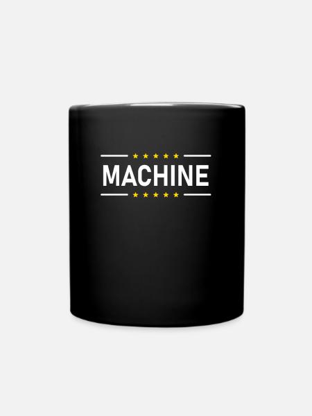 MACHINE - Tasse einfarbig - Schwarz
