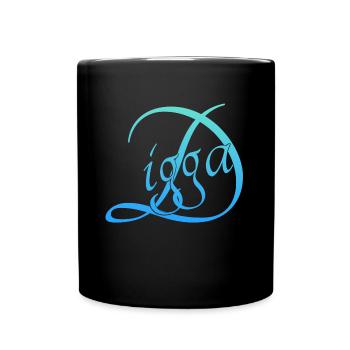 Digga - Tasse einfarbig - Schwarz - Vorne