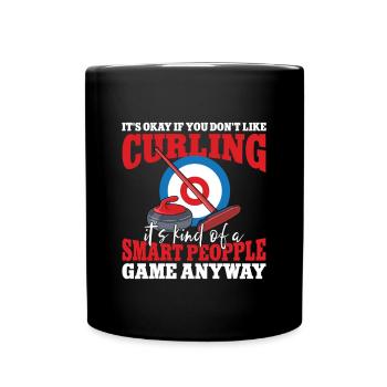 Locken - Tasse einfarbig - Schwarz - Vorne