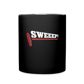 Locken - Tasse einfarbig - Schwarz - Vorne
