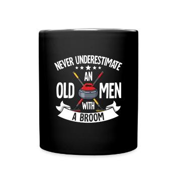 Locken - Tasse einfarbig - Schwarz - Vorne