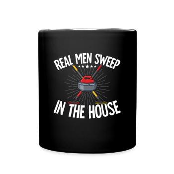 Locken - Tasse einfarbig - Schwarz - Vorne