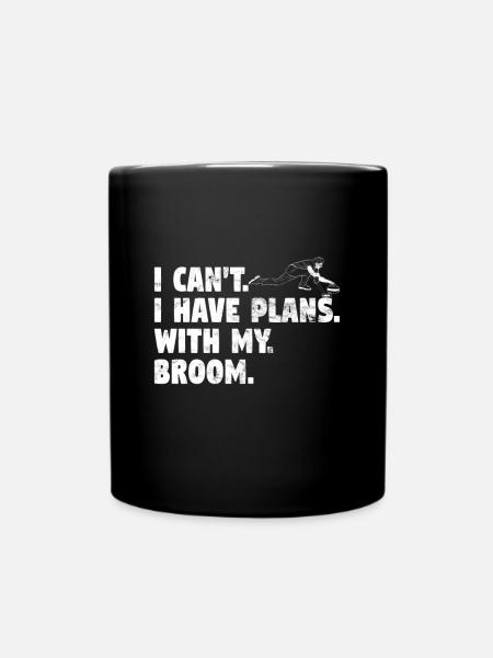 Locken - Tasse einfarbig - Schwarz