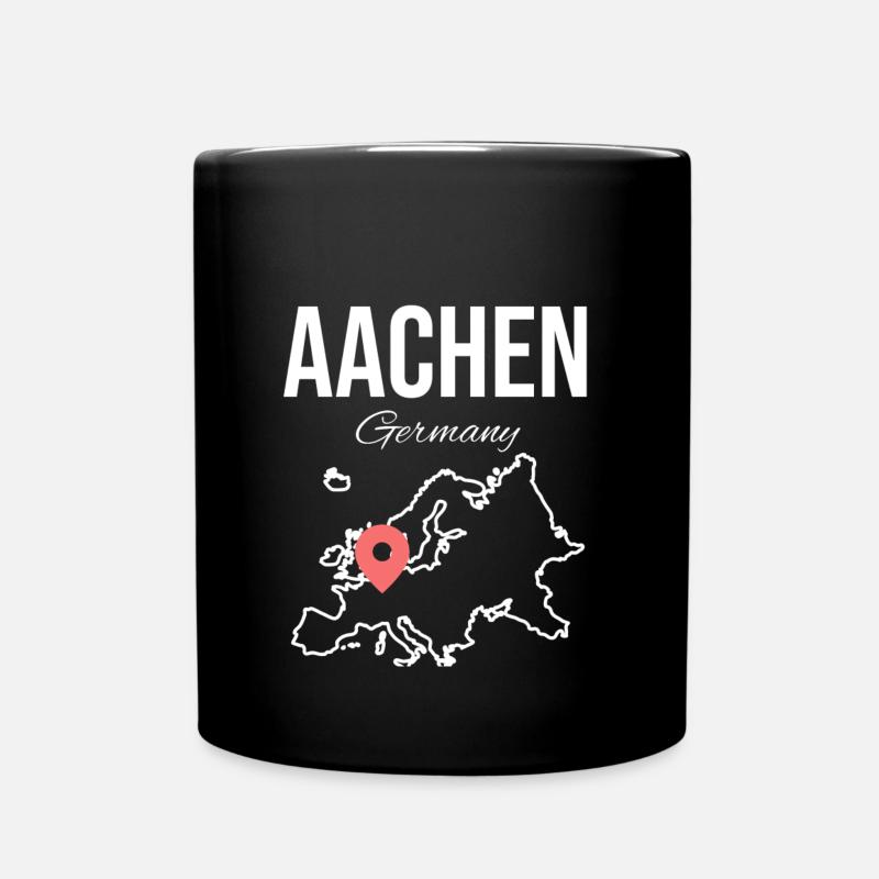 Aix-la-Chapelle, Allemagne, Cathédrale d’Aix-la-Chapelle Allemagne - Mug uni - noir
