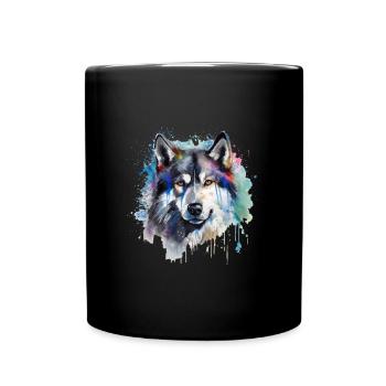 Alaskan Malamute - Full Colour Mug - black - Front