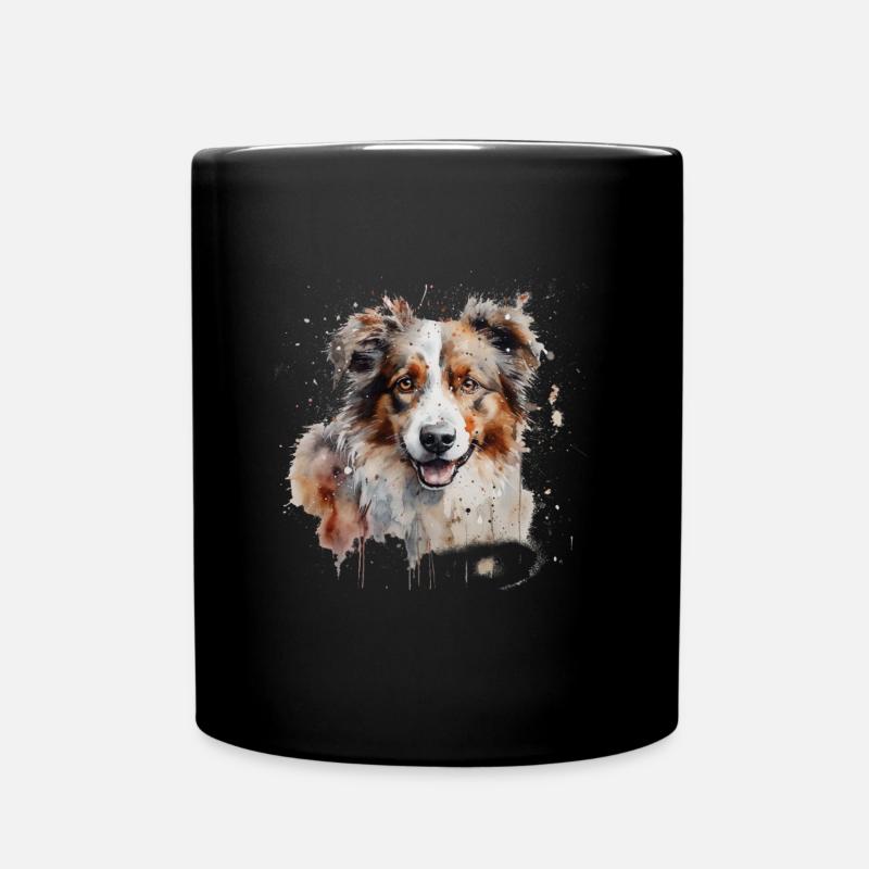 Australian Shepherd - Full Colour Mug - black
