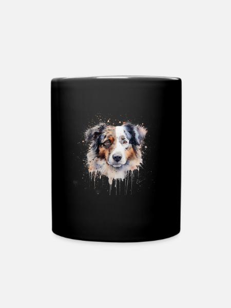 Berger australien - Mug uni - noir