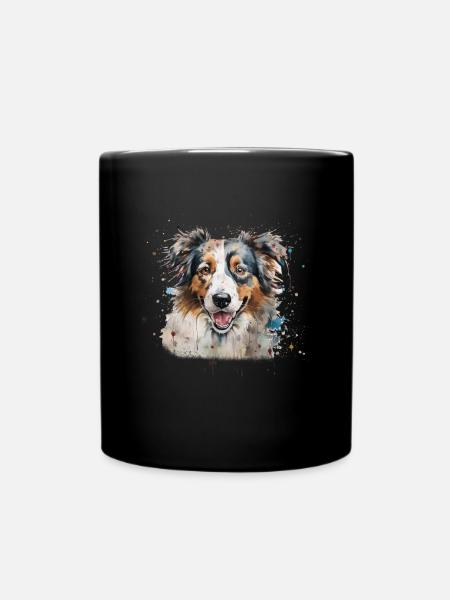 Berger australien - Mug uni - noir