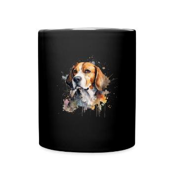Beagle - Full Colour Mug - black - Front