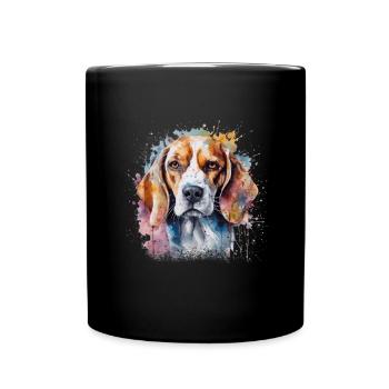 Beagle - Mug uni - noir - Devant