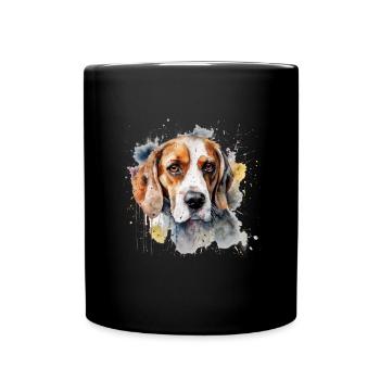 Beagle - Mug uni - noir - Devant