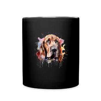 Bloodhound - Tasse einfarbig - Schwarz - Vorne