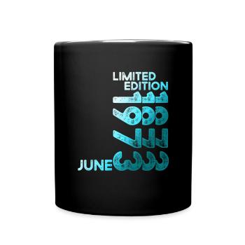 50e anniversaire juin 1973 Edition limitée - Mug uni - noir - Devant