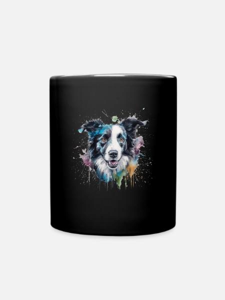 Border Collie - Mug uni - noir