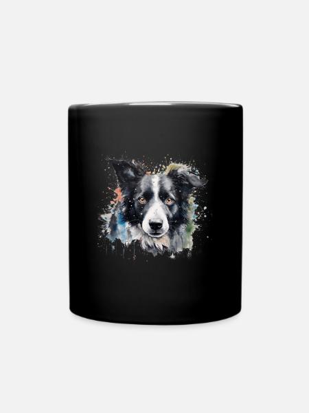 Border Collie - Mug uni - noir