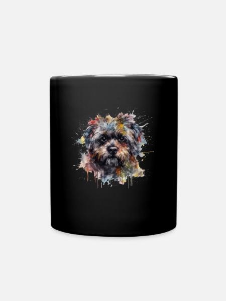 Bolonka Zwetna - Tasse einfarbig - Schwarz
