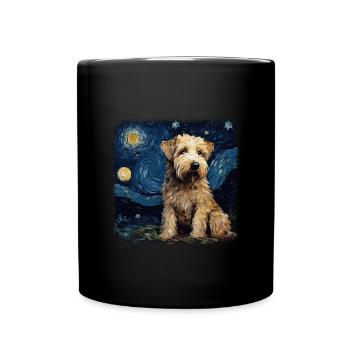 Bolonka Zwetna Van gogh nuit étoilée - Mug uni - noir - Devant