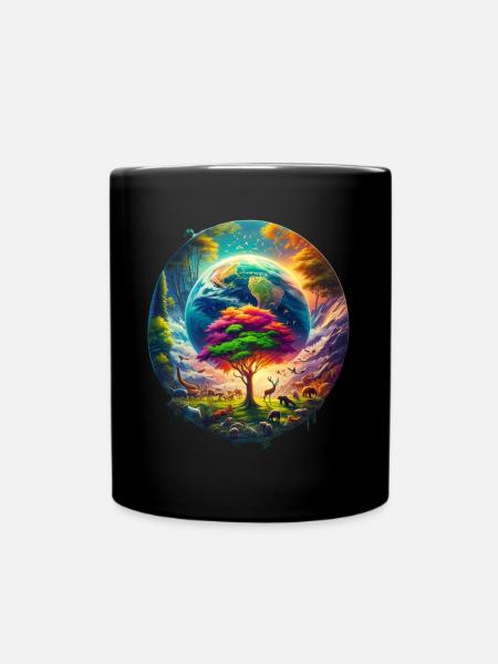 Terre féérique - Mug uni - noir