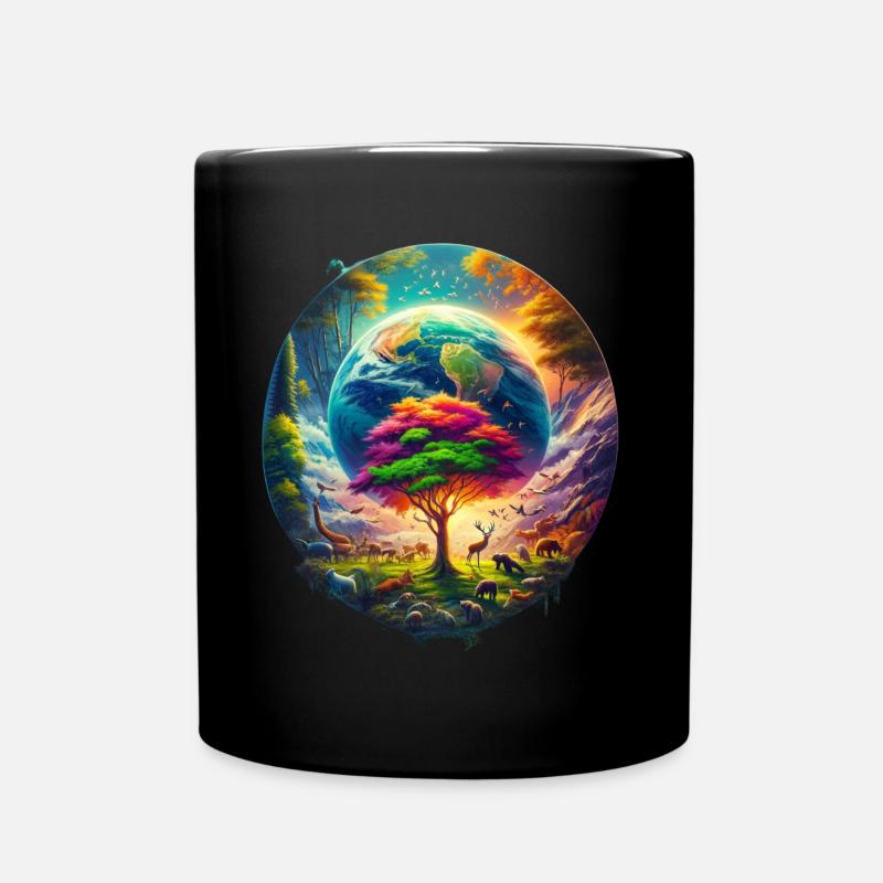 Terre féérique - Mug uni - noir