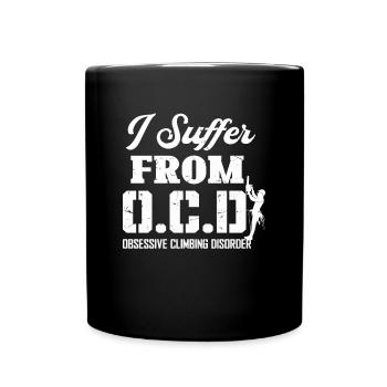Bûcheron tronçonneuse arboriste - Mug uni - noir - Devant