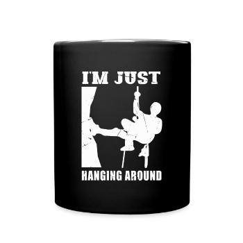 Bûcheron tronçonneuse arboriste - Mug uni - noir - Devant