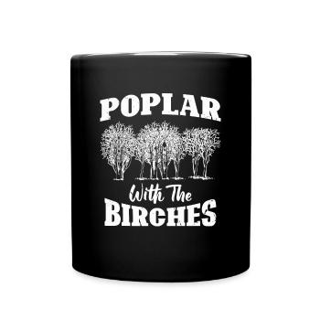 Bûcheron tronçonneuse arboriste - Mug uni - noir - Devant