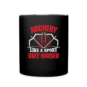 Archery Archery Bow - Full Colour Mug - black - Front