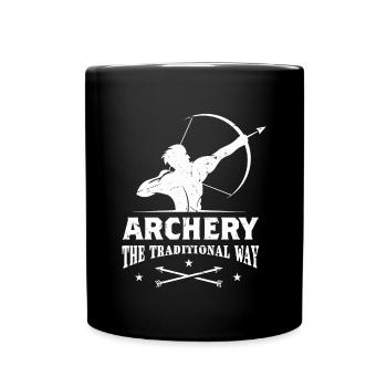Archery Archery Bow - Full Colour Mug - black - Front