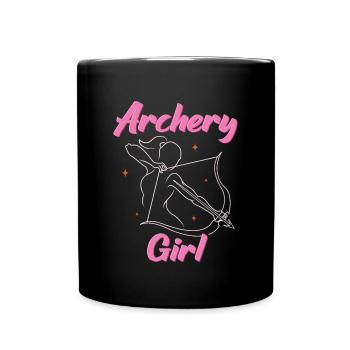 Archery Archery Bow - Full Colour Mug - black - Front