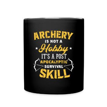 Archery Archery Bow - Full Colour Mug - black - Front