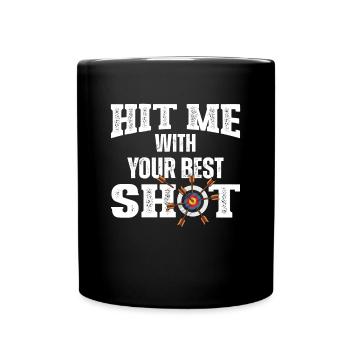 Archery Archery Bow - Full Colour Mug - black - Front