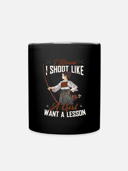 Arc de tir à l’arc - Mug uni - noir