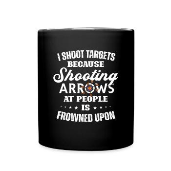 Archery Archery Bow - Full Colour Mug - black - Front