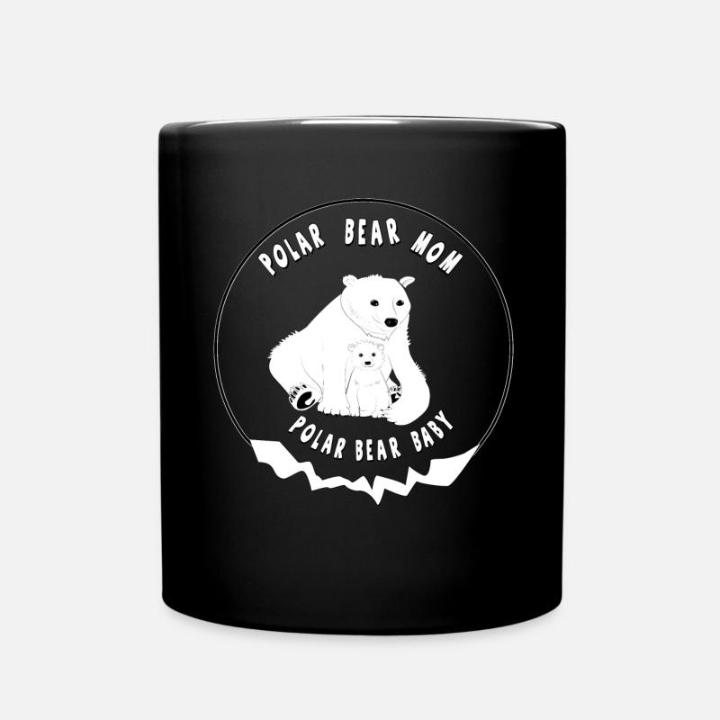 Polar Bears - Tasse einfarbig - Schwarz