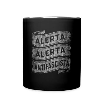ALERTA ALERTA ANTIFASCISTES ANTIFASCISTES - Mug uni - noir - Devant