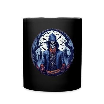 Gruseliger Fête d’Halloween Kostüm Hexenmeister - Mug uni - noir - Devant
